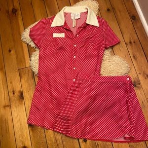 Vintage jumper with detachable skirt!